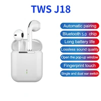 j18 tws wireless earphones fone bluetooth headphones gamers headset with microphone music earbuds handsfree in ear auriculares