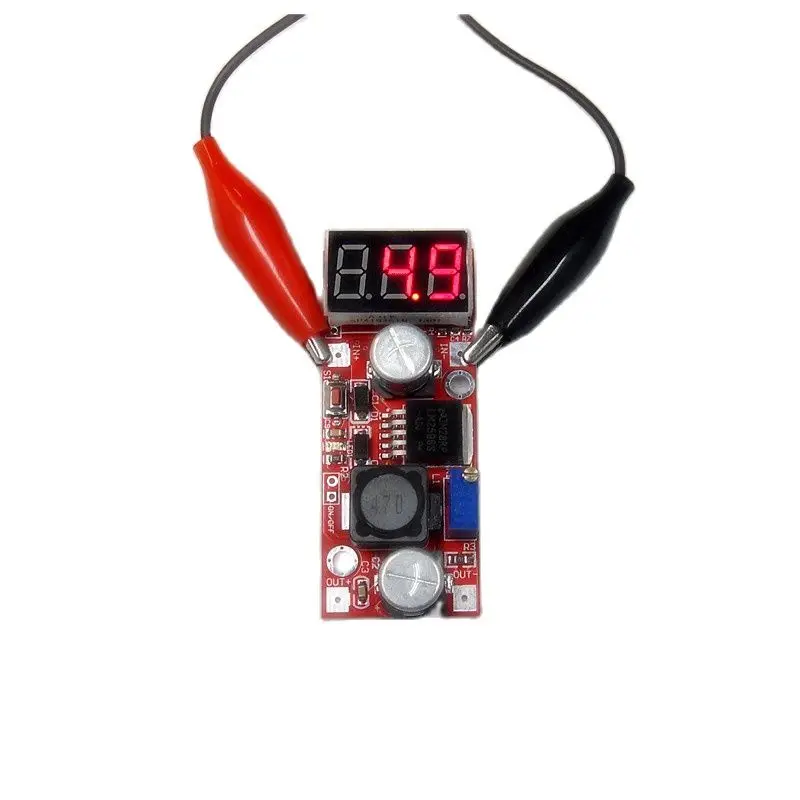 Lm2596 DC-DC. Регулируемый понижающий блок питания с светодиодным индикатором. 5шт -