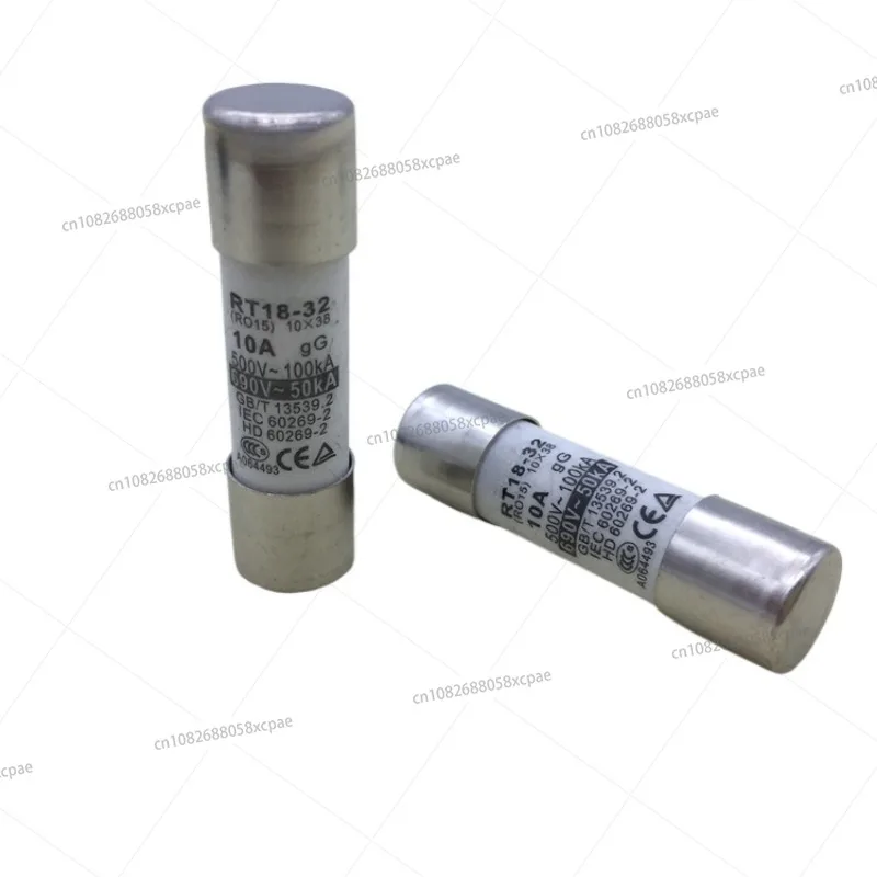 20 шт. предохранитель RT18-32 RO15 R015 10X38 6A8A10A12A расплавленный сердечник 500-100KA 690 В