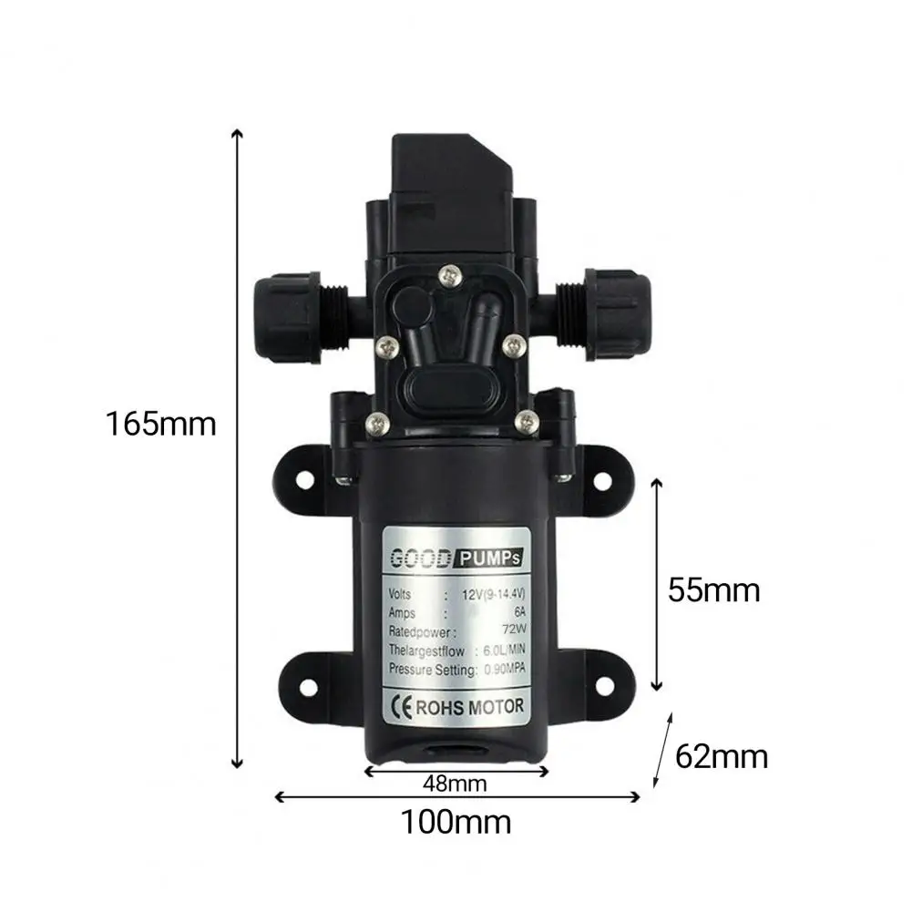 

Useful Water Pump Metal Pressure Pump Anti-aging Anti-corrosion Diaphragm Pump Stable Performance