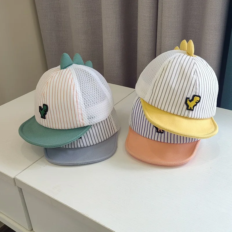 

Baby Hat 2023 Summer Cute Dinosaur Children's Peaked Cap Baby Accessories Baby Hat