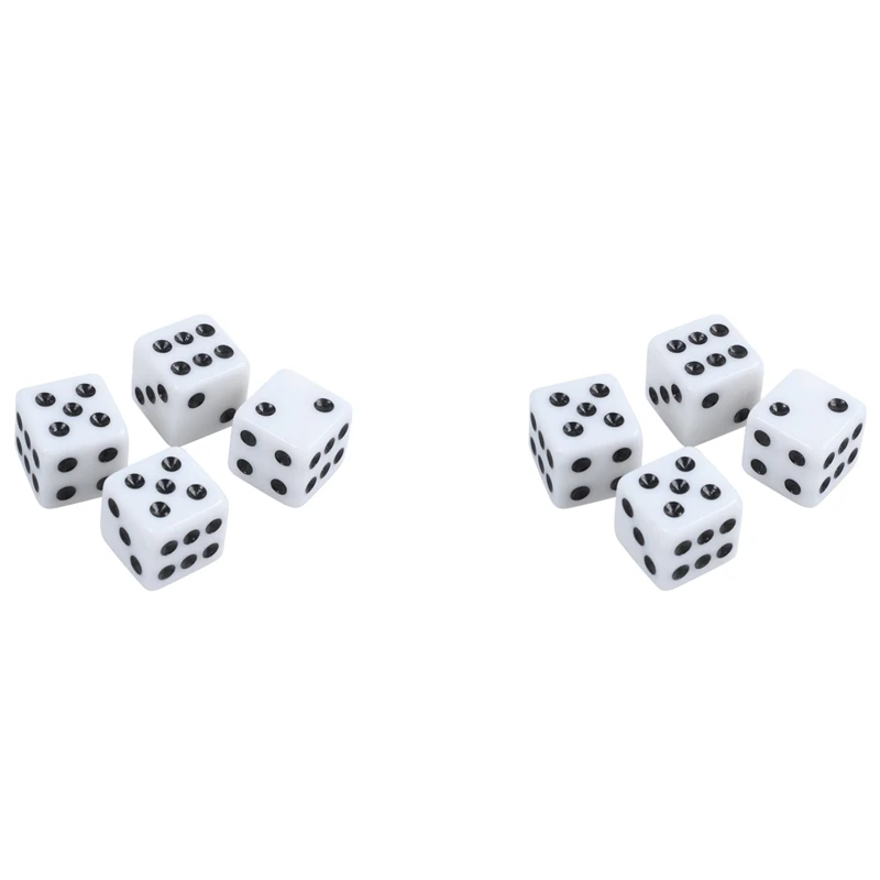

8 Pcs Car Vehicle Dice Design Tire Valve Wheel Stem Caps Covers