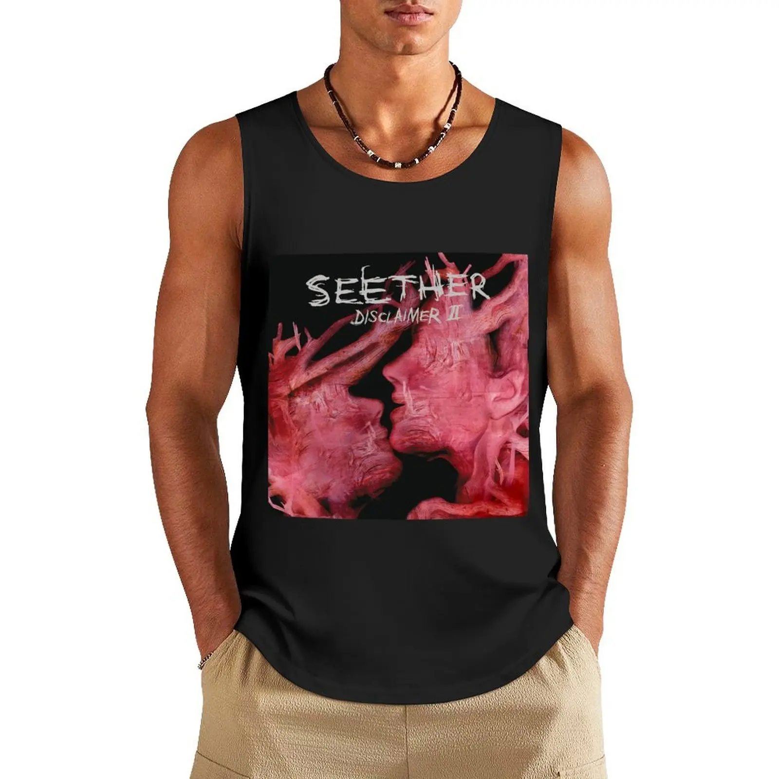 Seether Disclaimer ii майка спортивная одежда мужская в стиле аниме бодибилдинг для мужчин
