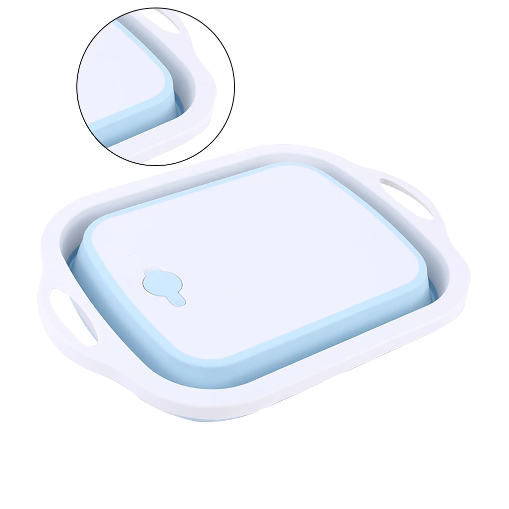 

Kitchen Chopping Block Foldable Cutting Board With Colanders Kitchen Chopping Boards Washing Basket Drain Kitchen Organizer New