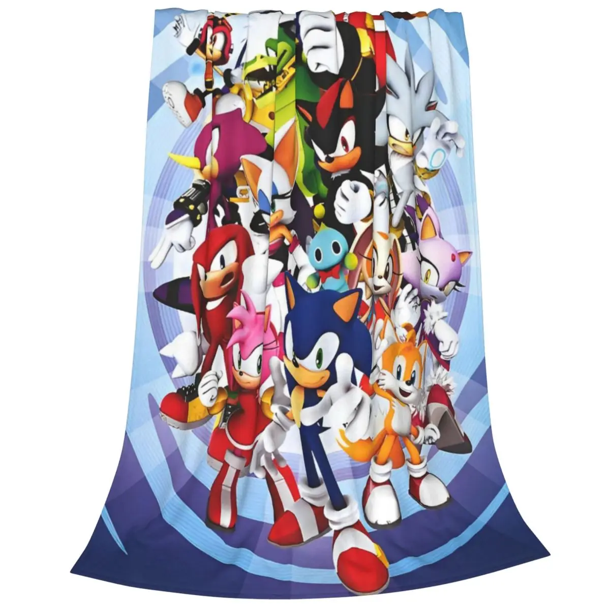 Одеяло S-Sonic в стиле ретро с мультяшными героями японское крутое плюшевое