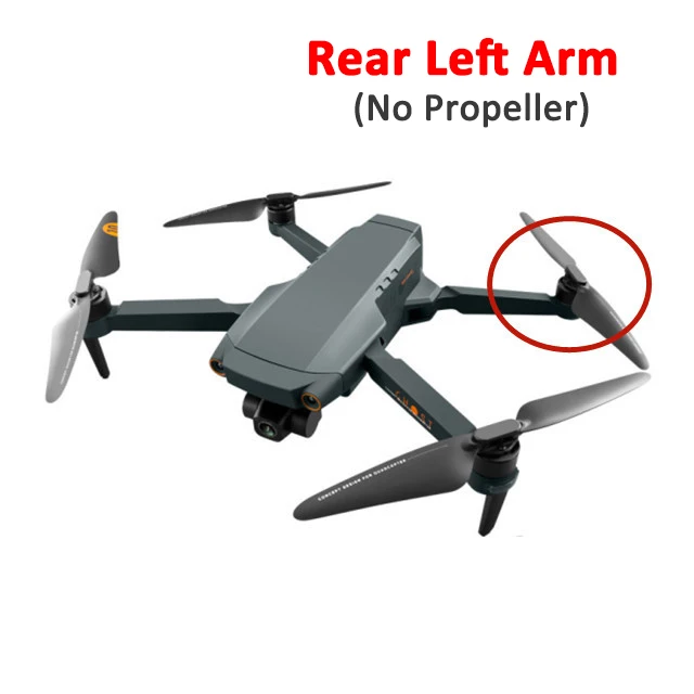 

Icat 10 8K GPS Drone Brushelss Motor Quadcopter Original Parts Front Rear Arm with Engine Propeller Maple Leaf DIY Accessory