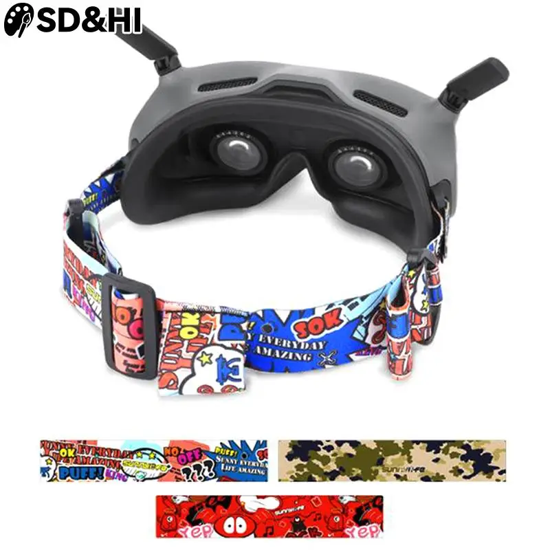 

1pc Head Strap for DJI Avata Goggles 2/FPV Goggles V2 Head Strap Battery Storage Case Elite Strap Battery Holder Accessories