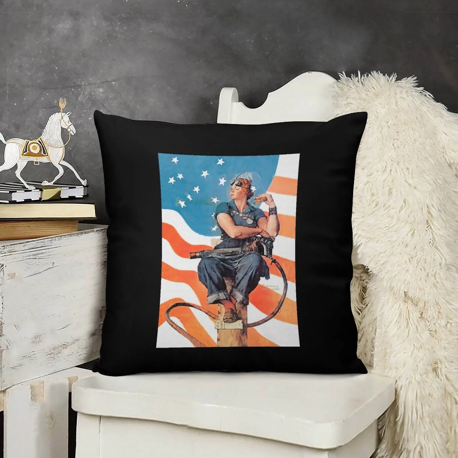 Мужская и женская наволочка с рисунком Норман Роквелл