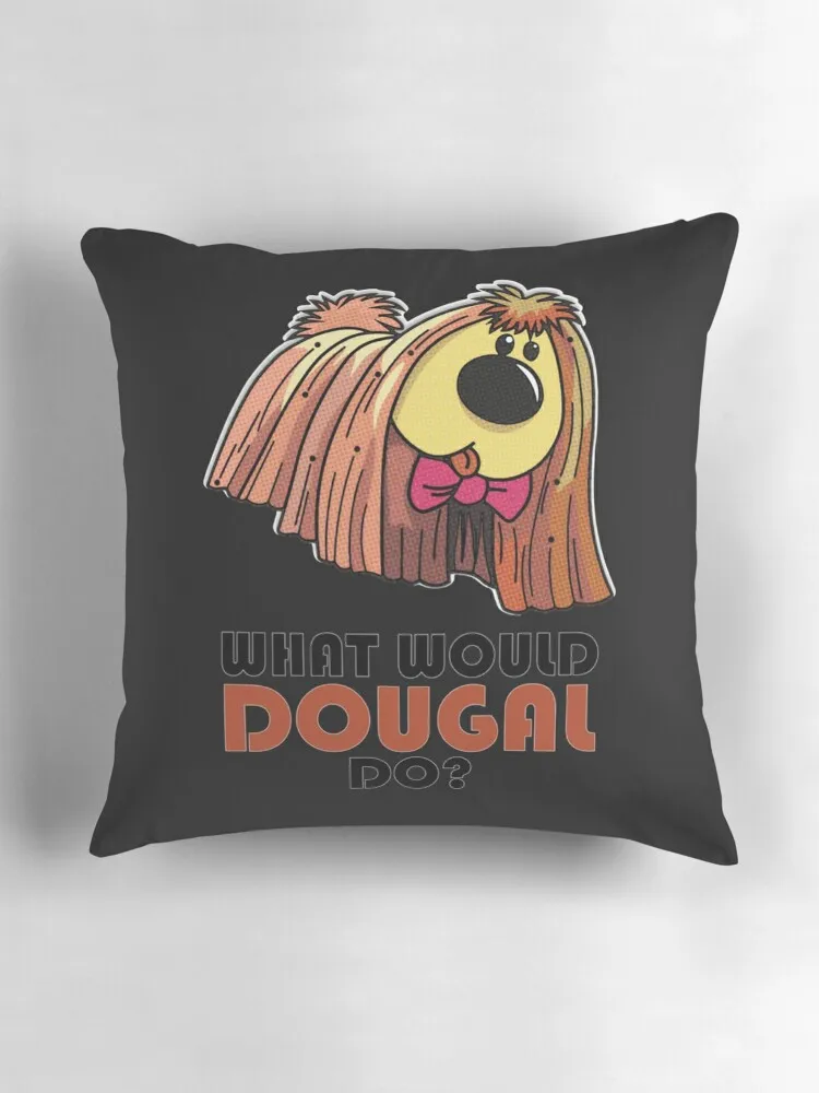 Ретро 1970s Dougal волшебный круглый дизайн с логотипом Классическая футболка