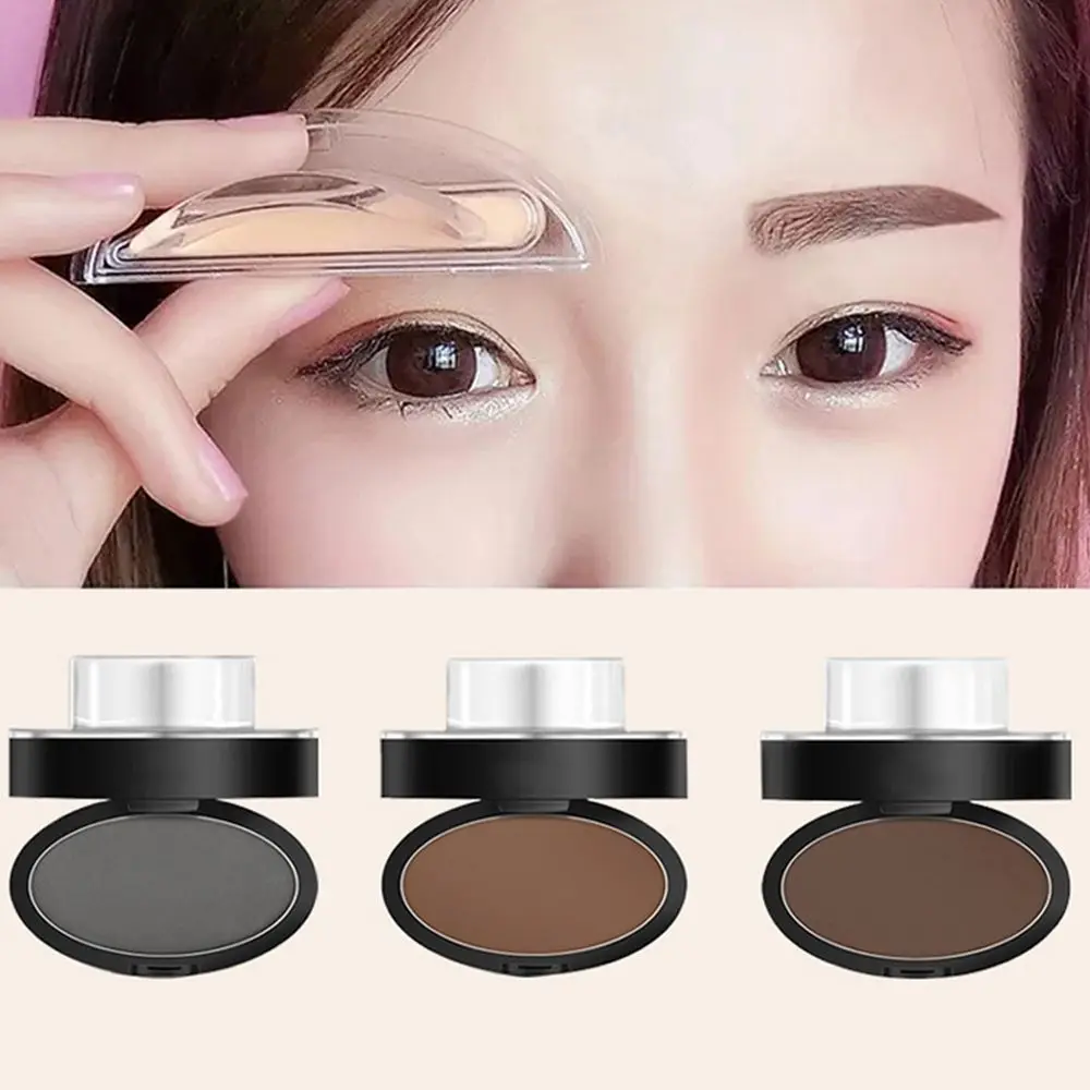 

Eyebrow Imprinting Set Waterproof Long Lasting Professional Makeup Palette Enhanced Eyebrow Enhancement Stencil Set