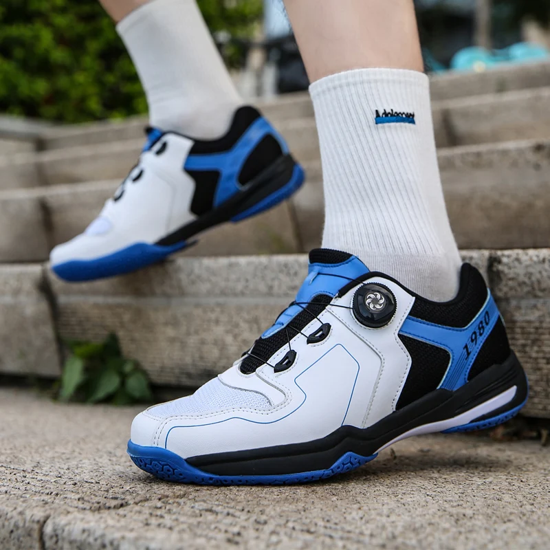 36-47 New Breathable Badminton Shoes Men Women Light Tennis Shoes Ladies Badminton Footwears Volleyball Shoes Plus Size
