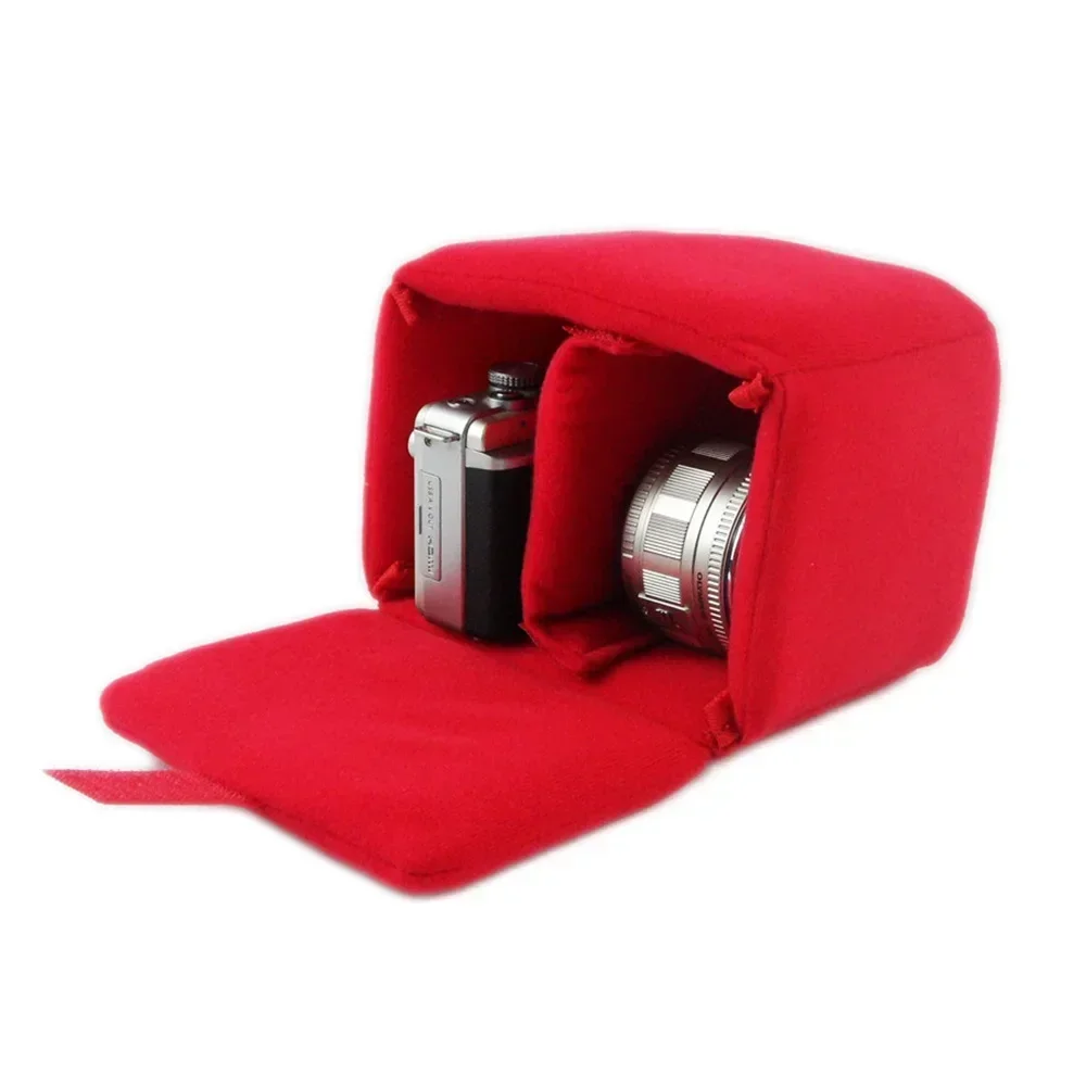 Чехол для камеры DSLR бархатная сумка объектива с перегородкой защитный аксессуар