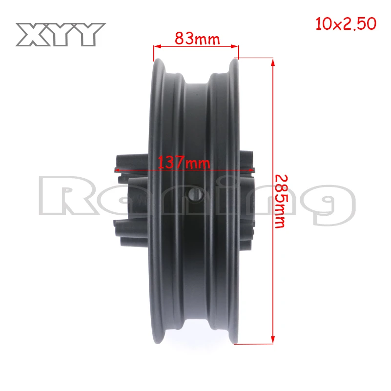 10-дюймовый передний 2 15-10 и задний 50-10 4 фитинги для внедорожника велосипеда