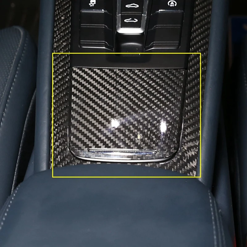 Для Porsche 718 911 2012-2019 задняя крышка из сухого углеродного волокна отделка наклейка