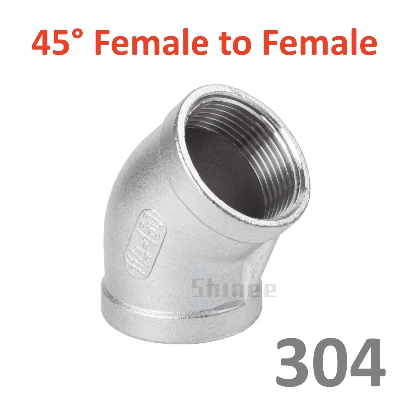 Угловые фитинги из нержавеющей стали SS304 3/8"1/2" 1/4"
