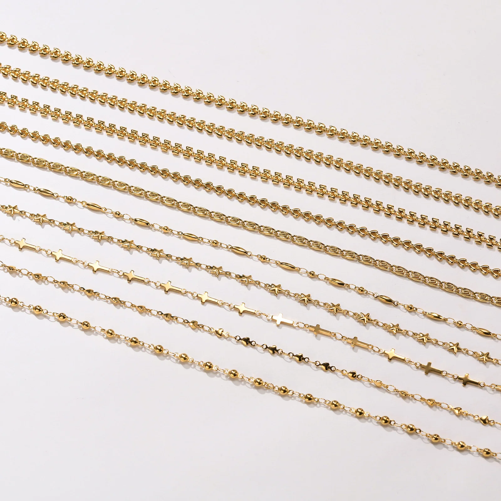 

Stylish Stainless Steel Link Chain Necklace Statement Collar For Women Gift
