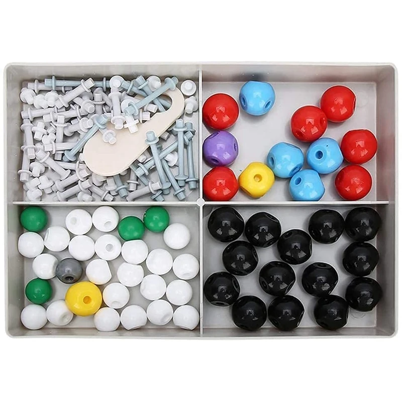 

125 Pcs Molecular Model Kit Electron Orbital Model Chemistry Aid Tool for Teachers Students Scientists Chemistry Lesson