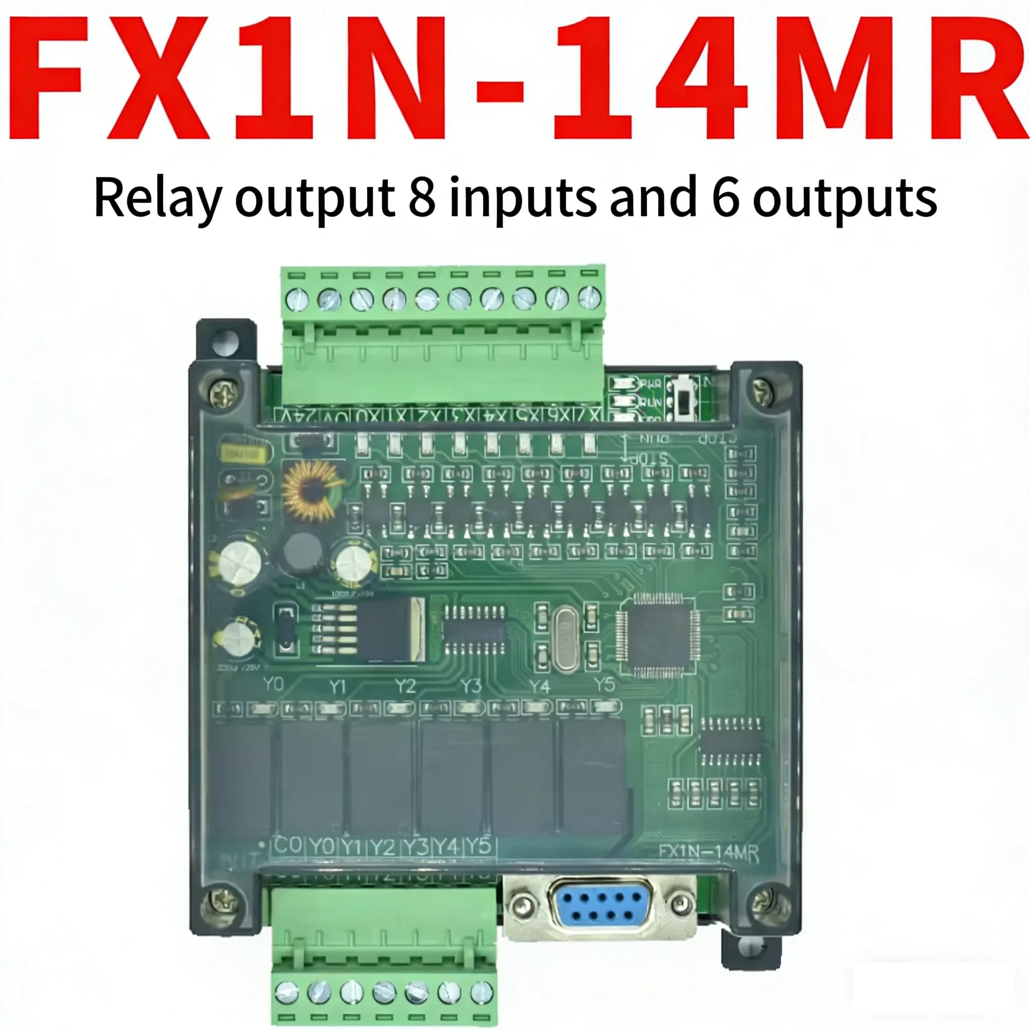 Фото Программируемый модуль контроллера FX1N 10MR, FX1N 10MT, FX1N 14MR, 14MT, 20MR, 20MT №3