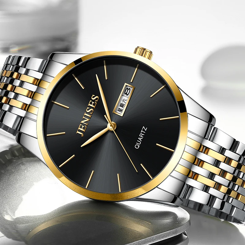 

Belushi 2020 Brand Ultra Thin Simple Steel Belt Quartz Swiss High-grade Waterproof Business Men's Watch