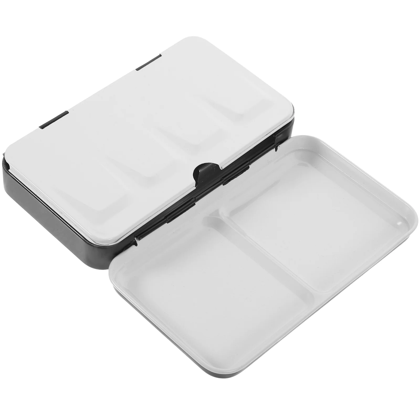 

Пустая коробка для акварели, чехол, жестяные металлические кастрюли, лоток для пигментных банков, дорожный Железный набор для хранения аква...