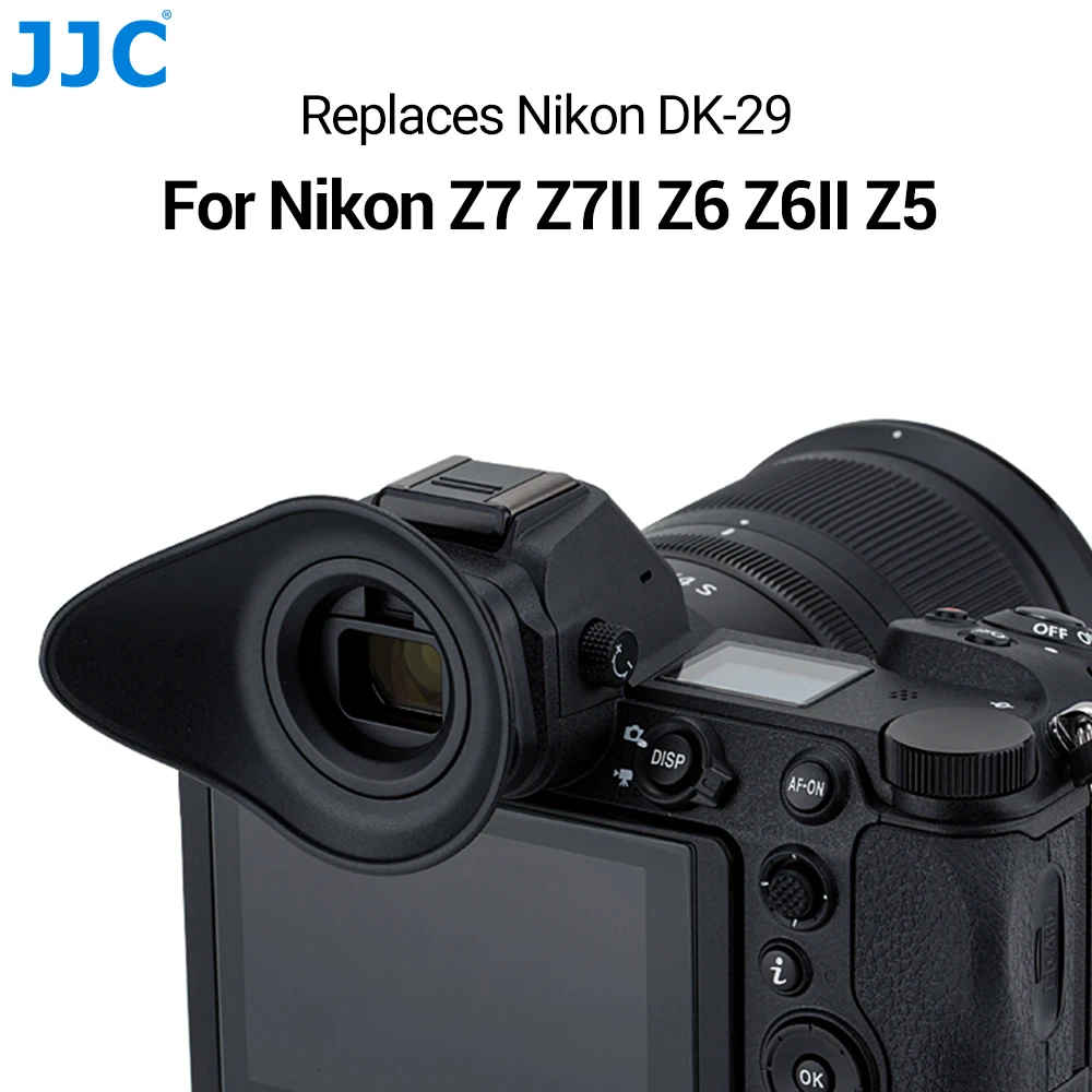 JJC Soft Eyecup Eyepiece Viewfinder Eyeshade for Nikon Z7 Z6 Z5 Z6II Z7II Camera Eye Cup Replaces DK-29 360 Degree Rotatable ABS