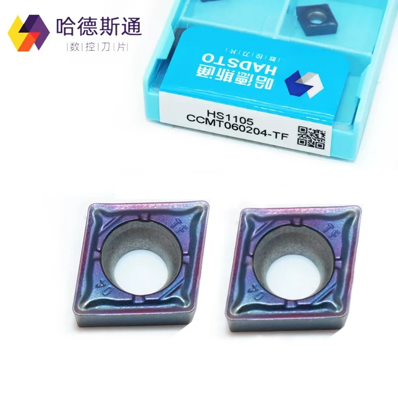 Hadsto 100% оригинал Ccmt 060204 060208 Tf 09t304 09T308-Tf Hs1105 Утвердетель из закаленной стали Hrc52-62 °