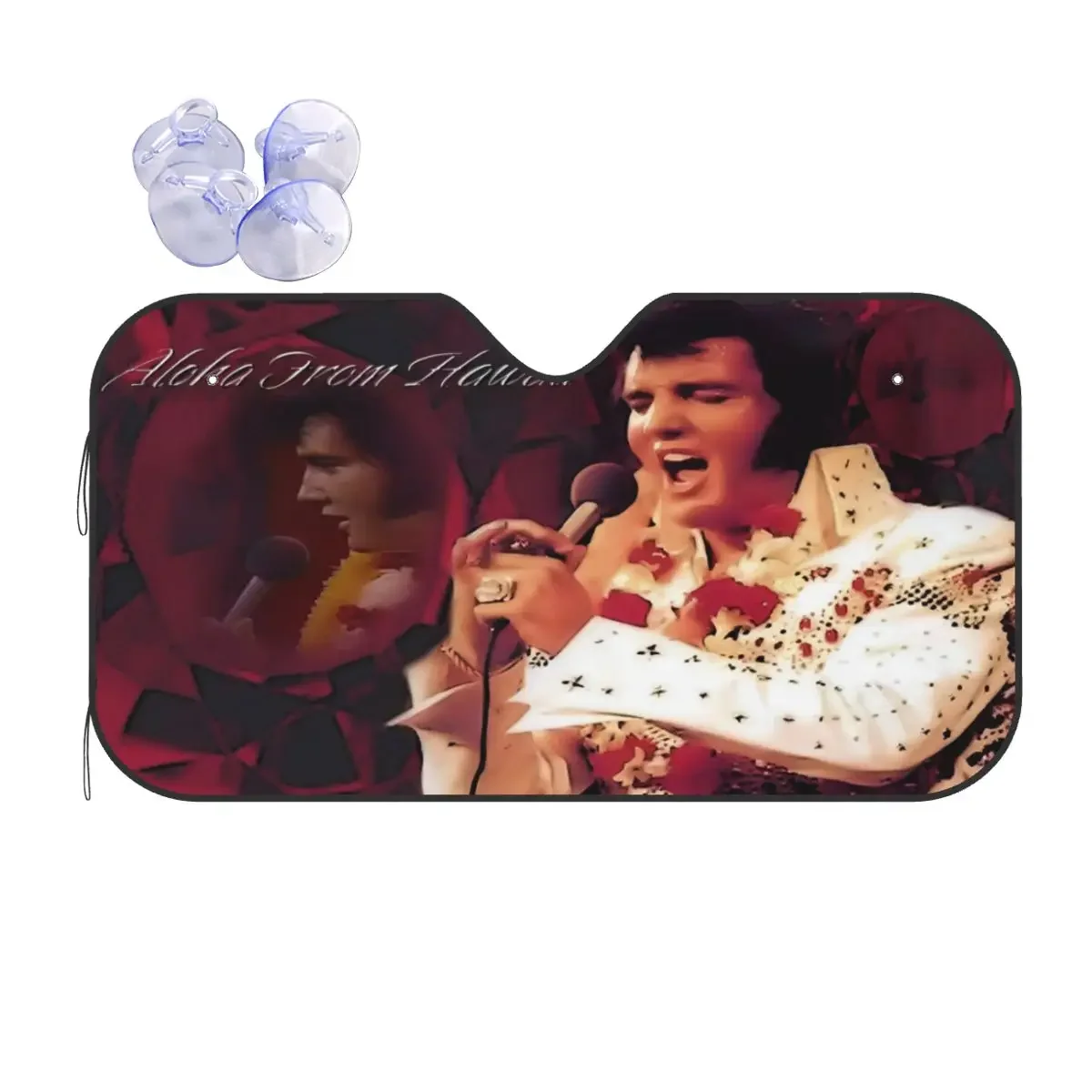 E-Элвис Пресли Стар Солнцезащитный козырек на лобовое стекло Складная крышка