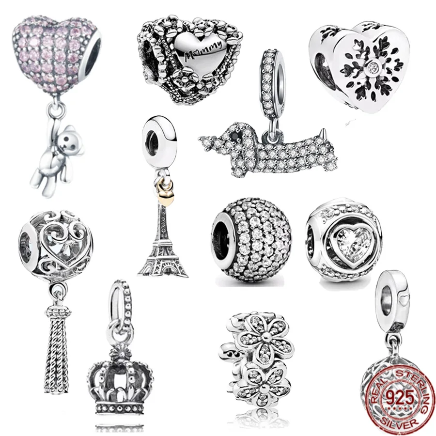 Женский браслет «Эйфелева башня Парижа», из серебра 925 пробы