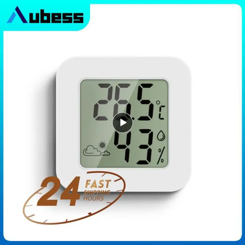 

1~10PCS Thermometer Lcd Digital White Hygrometer Temperature Humidity Meter Room Mini Gauge Smart Home Indoor
