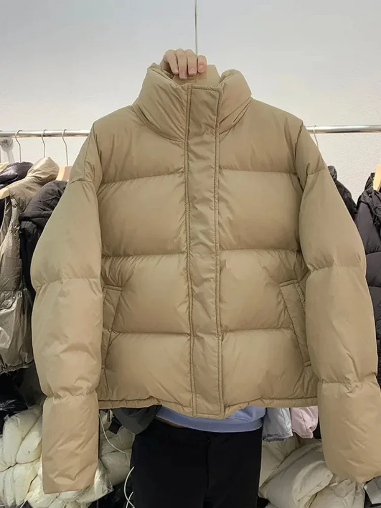 Осень-зима повседневные хлопковые стеганые куртки женские свободные толстые