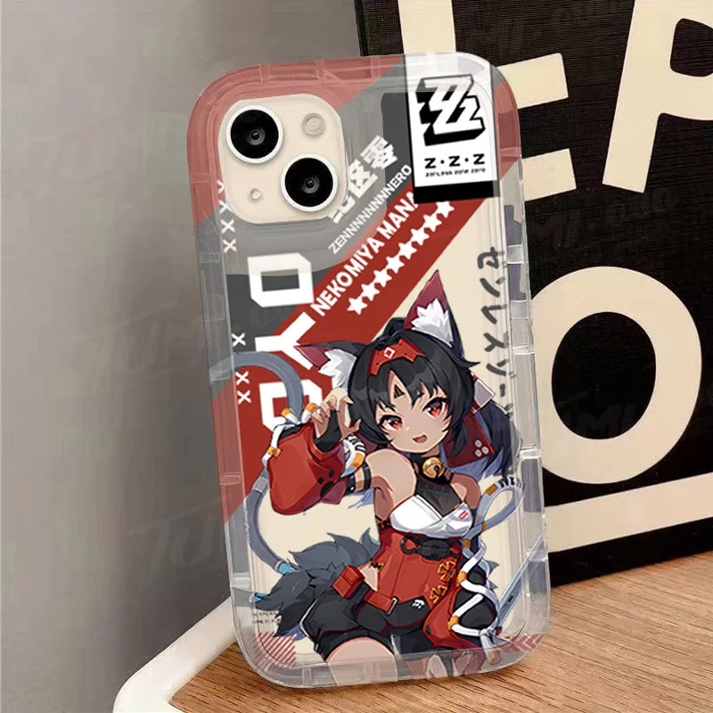 Zenless Zone Zero Nekomiya Case for Xiaomi 13T 12T 14 13 12 Pro 10 11 Lite 5G NE POCO X6 X5 X4 GT X3 NFC F3 F4 F5 F6 M5S