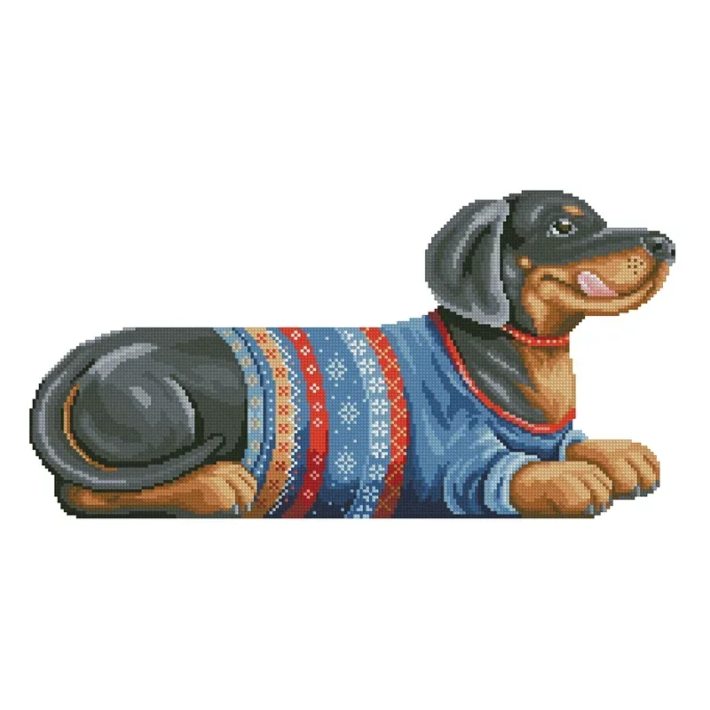 Amishop Одежда высшего качества красивый милый комплект для вышивки крестом подушка