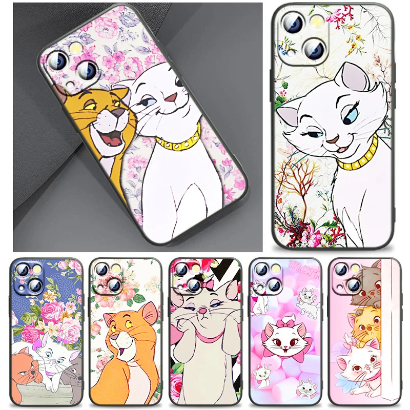 

Disney's adorable The Aristocats Phone Case For iPhone 11 12 13 Mini 14 Pro Max 11 Pro Max X XR Plus 7 8 SE Silicone Cover
