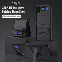 drop protection kickstand phone cover case for samsung galaxy z flip3 5g flip 3 non fingerprint fundas coque