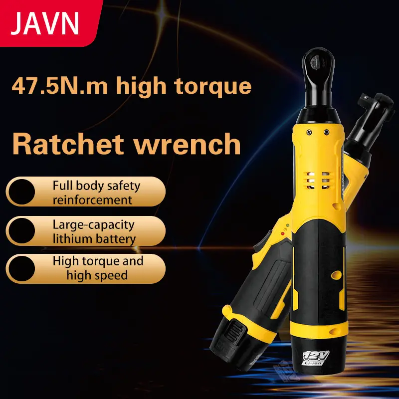 JAVN Беспроводной Электрический Гаечный Ключ 12 В 45 Нм 3/8 Дюйма Домашний DIY