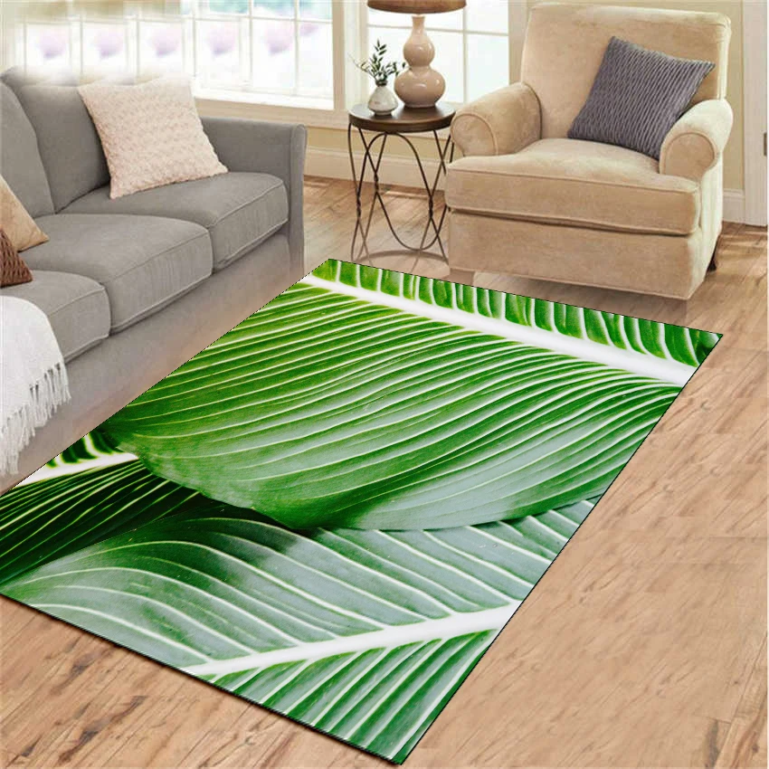 

Leaf Nordic Creativity Large Carpets European simple Non-slip Leaf Mats Bedroom Home Lving Room Rug