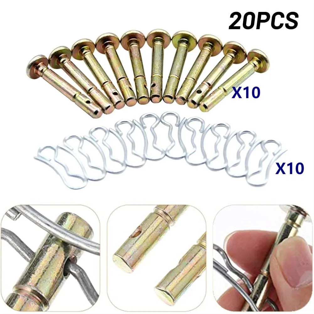 

20pcs Shear Pins&Cotters Cub Cadet For MTD-Craftsman Snow Blowers 738-04124A 714-04040 Snowblowers Accessories