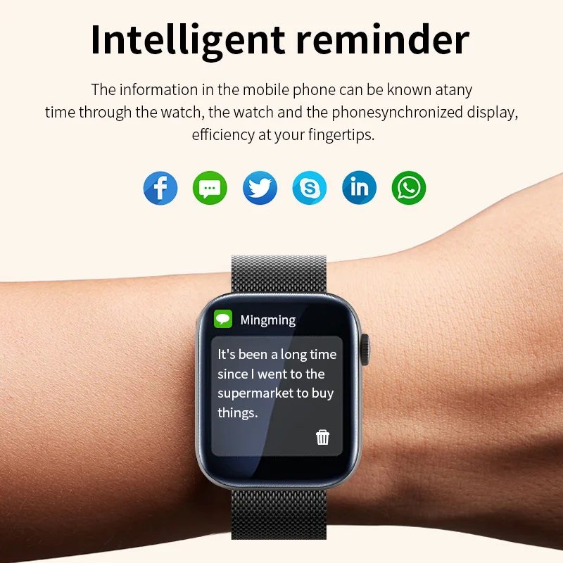 Смарт-часы LIGE C61 1 8 дюйма с Bluetooth