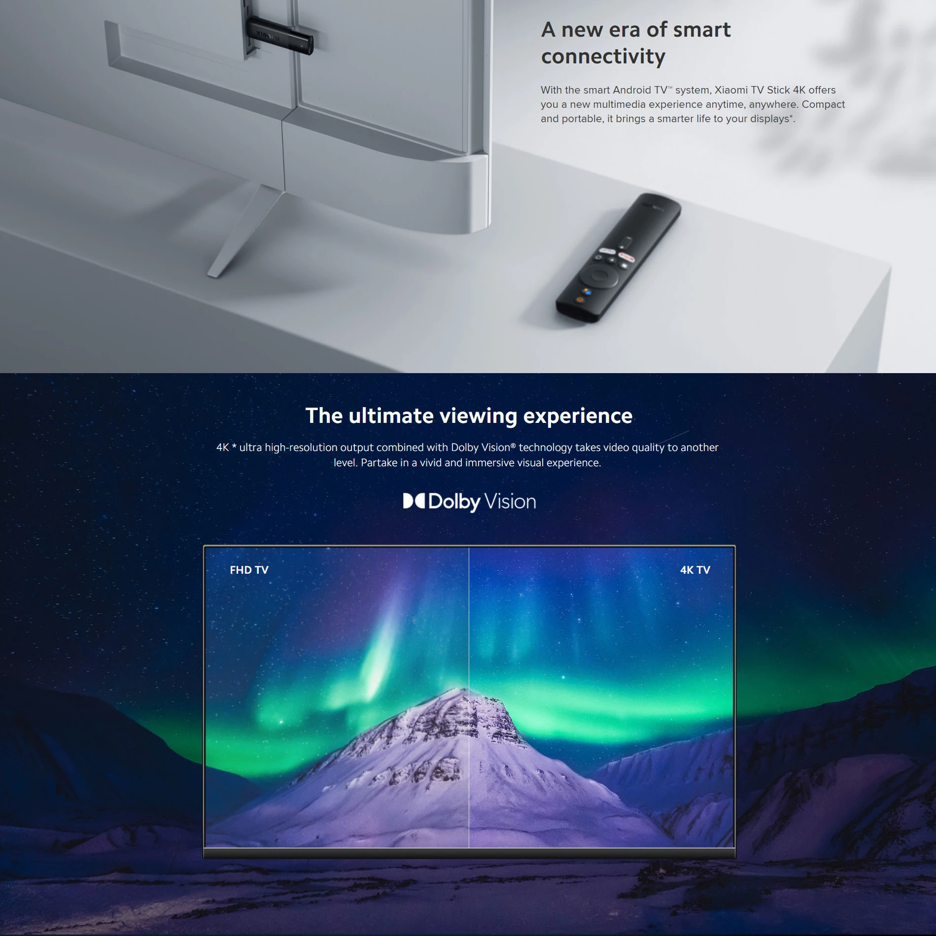 Телефон Xiaomi TV Stick 4K Android TV™Портативный ТВ-адаптер 11 Bluetooth 5 0 Wi-Fi 2 4 ГГц/5 ГГц |