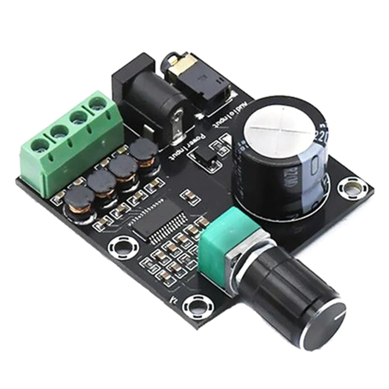 

XH-A230 Digital Power Amplifier Board DC8-24V 15Wx2 Two-Channel Desktop Speaker Electronic DIY Audio Amplifier
