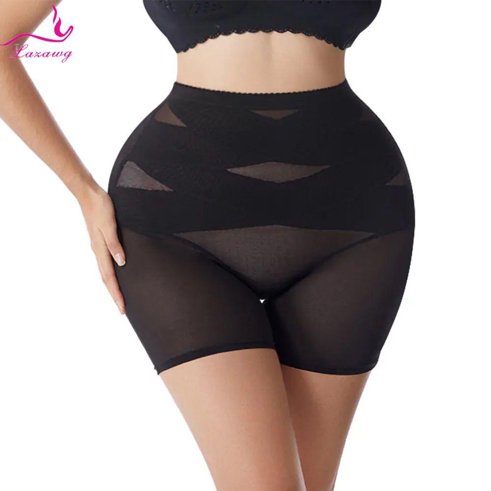 

LAZAWG Tummy Control Panties for Women Body Shaper Flat Belly Shapewear Sexy Seamless Underwear Mid Waist Safety Shorts Panty