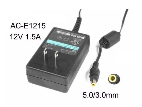 Адаптер питания для ноутбука, внешний аккумулятор 12 В 5,0 А, корпус 3,0/мм с разъемом, 2-контактный разъем стандарта США