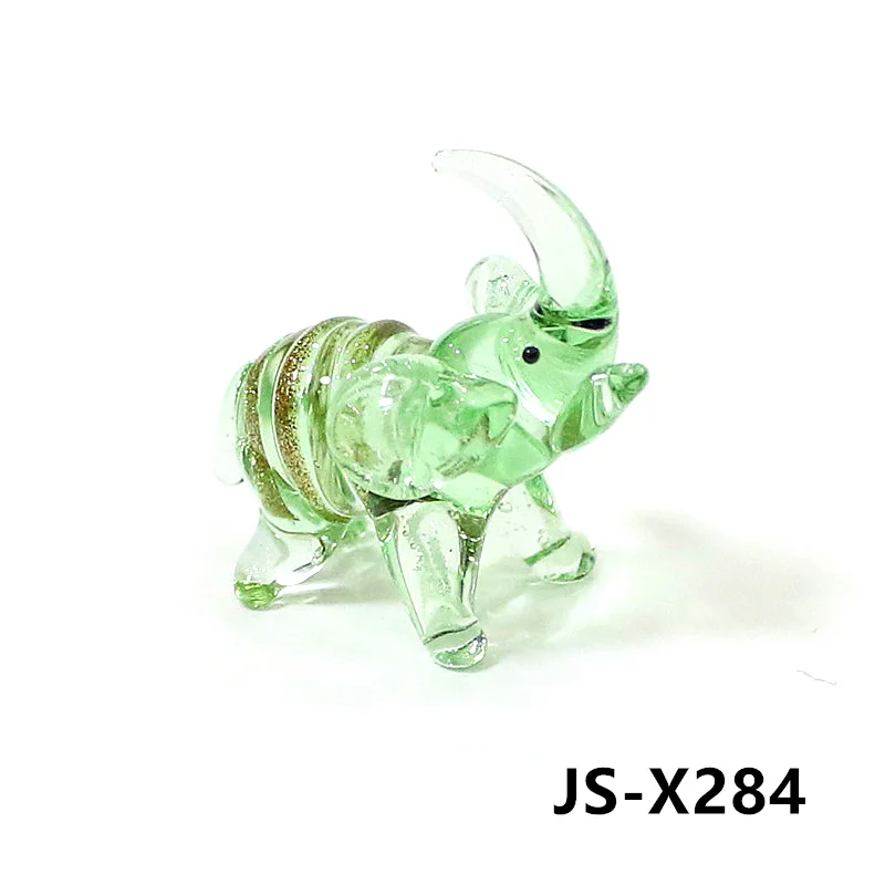 Миниатюрная стеклянная фигурка слона JSSMTLP