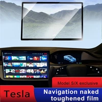 for tesla model s x 2021 2022 car screen protector clear tempered glass screen protection film