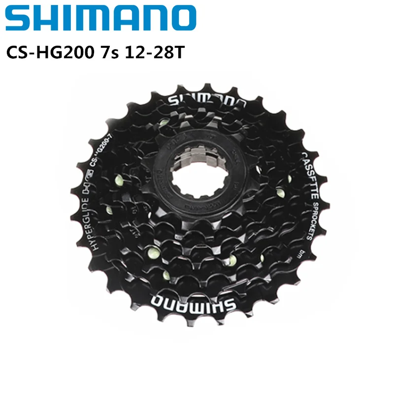 

Shimano HG200 7 Speed K7 12-28T 12-32T HG41 11-28T MTB Cassette Freewheel CS-HG200 7s For MTB Mountain Bike Freewheel