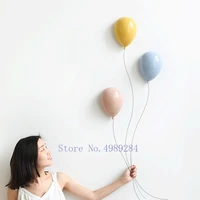 creative ceramics balloon wall hanging wall decoration modern home background wall childrens room lovely cartoon stereoscop