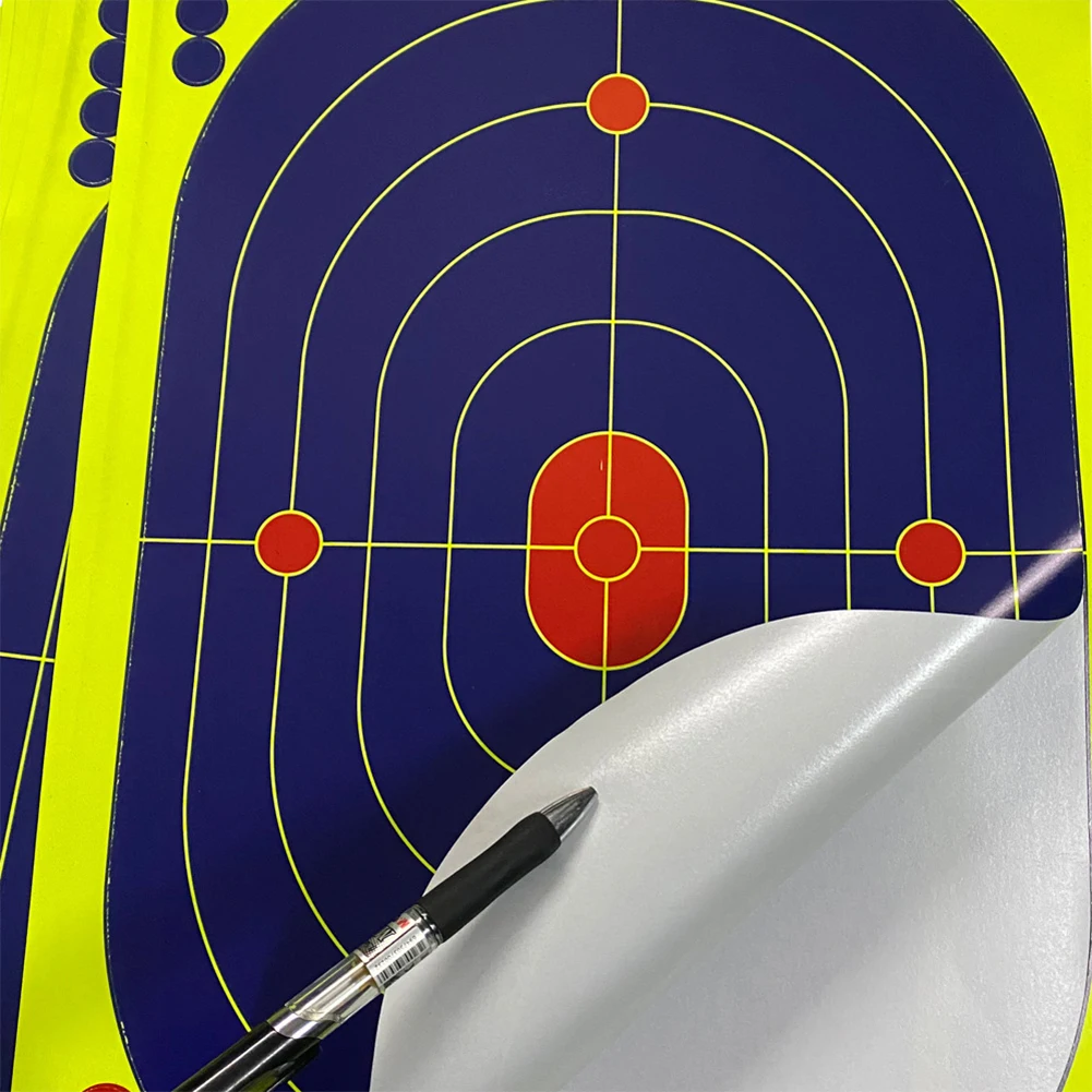 

Target Stickers Splatter Targets 10pcs/Pack 12*18 Inch Adhesive Targets Handgun Trainer Target Paper Target Paper Targets
