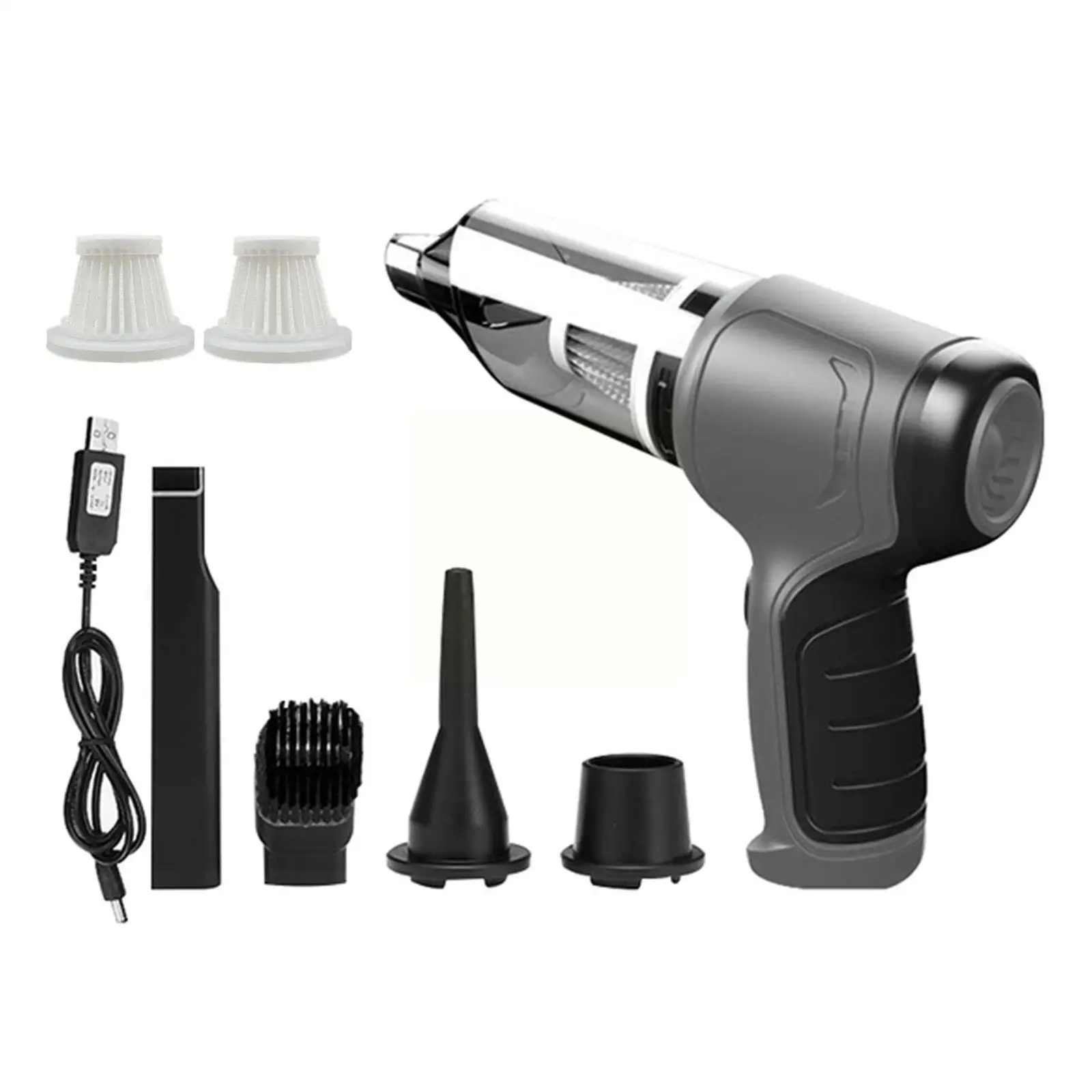 

Автомобильный беспроводной пылесос 3 в 1, 9000 па, 120 Вт