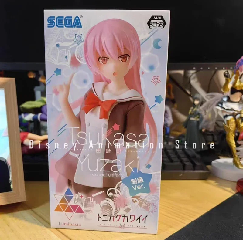 Фото Женская коллекция 100% оригинальная SEGA Luminasta FLY ME TO THE MOON Tsukasa Yuzaki кухонная одежда Аниме экшн-фигурки коллекция моделей №5