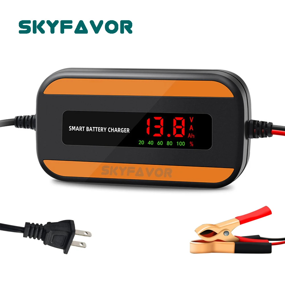 

Зарядное устройство для аккумуляторов, 12 В, 2 а, с цифровым дисплеем